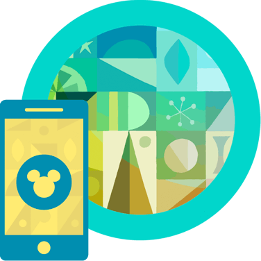 Use the Disney Team of Heroes app with Disney interactive murals at Kapiolani.