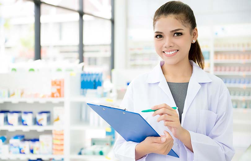 Friendly pharmacist.