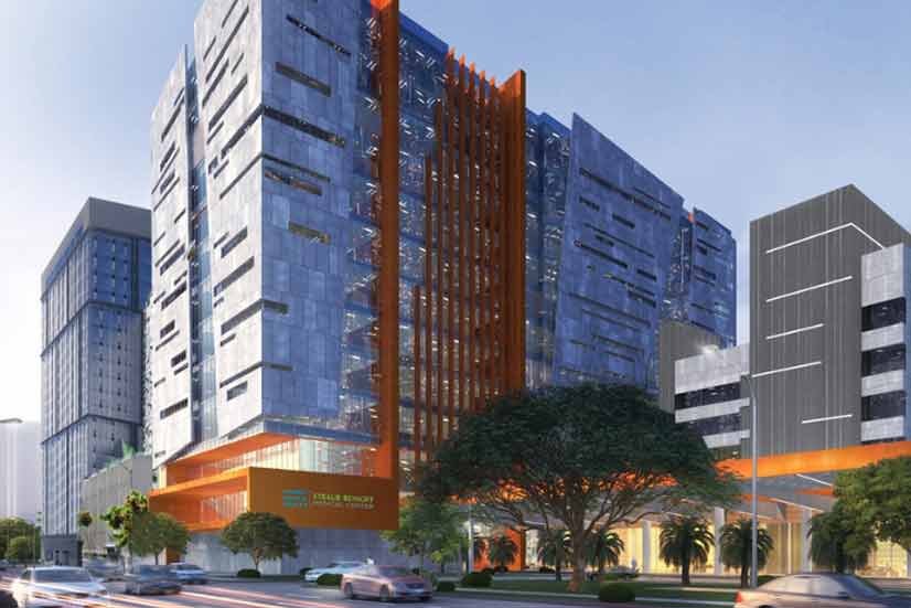 Artist rendering of the planned Straub Benioff Medical Center.