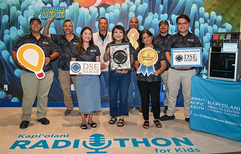 Group shot of supporters at Kapiolani Radiothon.