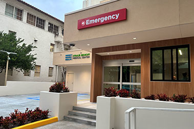 Exterior of Straub Benioff Medical Center.