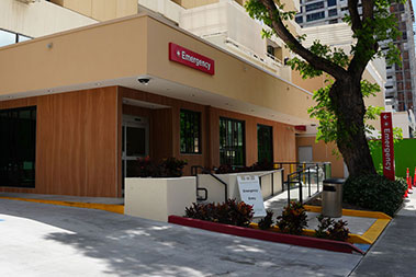 Exterior of Straub Benioff Medical Center.