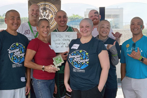 St Baldrick's head-shaving event to support kids with cancer.