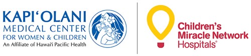 Kapiolani Medical Center and Children's Miracle Network's logos