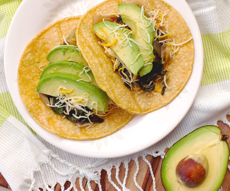Chard Tacos